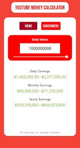 Image 1 for YouTuber Money Calculator…