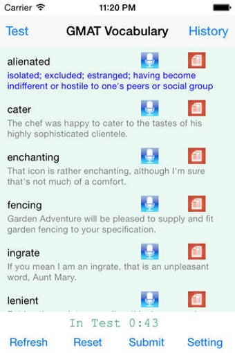 Image 0 for GMAT Vocabulary Test
