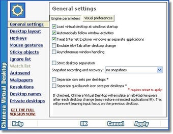 Image 1 for Chimera Virtual Desktop