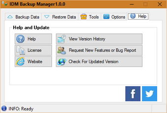 Image 0 for IDM Backup Manager