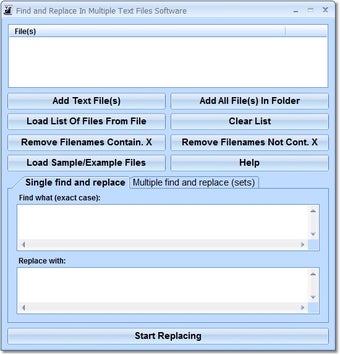 Image 0 for Find and Replace Multiple…