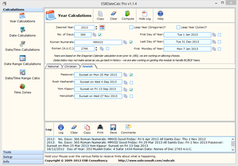 Imagen 0 para ESBDateCalc Pro Portable