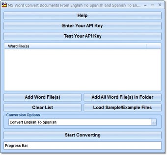 Image 0 for MS Word English To Spanis…
