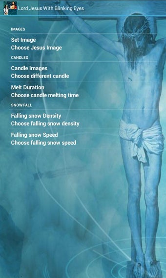 Imagen 2 para Jesus With Blinking Eyes