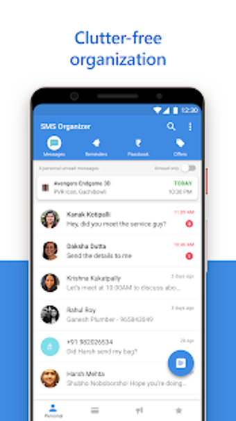 Imagen 1 para SMS Organizer - Clean, Re…