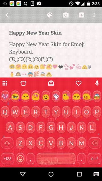 Image 0 for New Year Emoji Keyboard