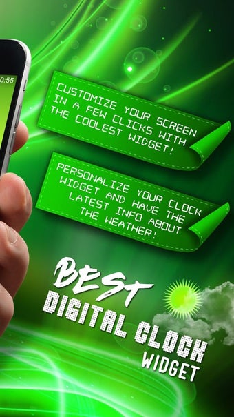 Imagen 3 para Best Digital Clock Widget