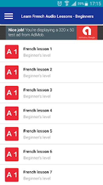 Imagen 0 para Learn French audio lesson…