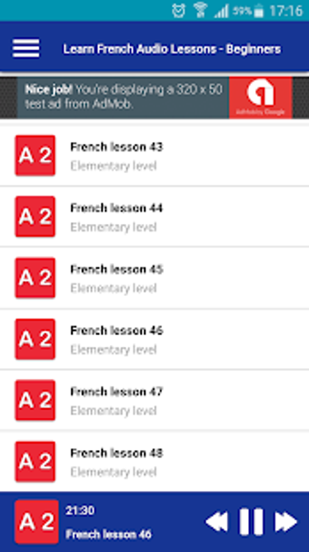 Imagen 2 para Learn French audio lesson…