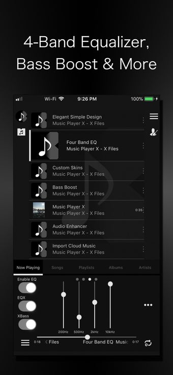 Image 1 for Music Player X - MP3 EQ B…