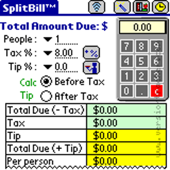 Imagen 0 para SplitBill (For PalmOS)