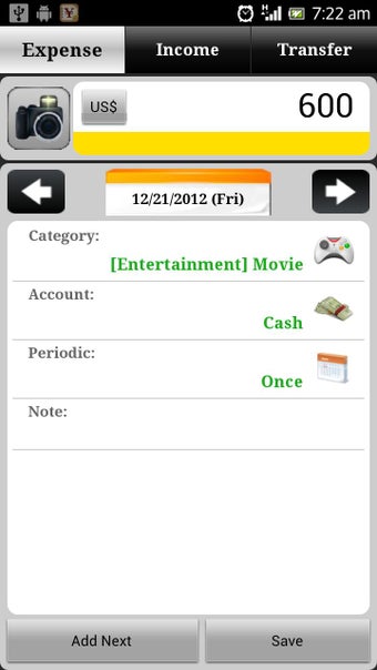 Image 1 for AndroMoney Pro