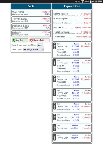 Imagen 0 para Debt Payoff Planner