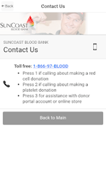 Image 1 for SCBB Donor Portal App