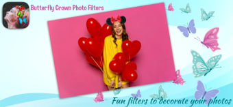 Image 0 for Butterfly Crown Photo Fil…