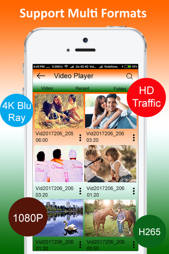 Imagen 1 para Indian HD Video Player : …