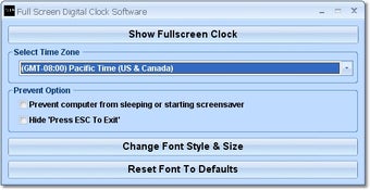 Imagen 0 para Full Screen Digital Clock…