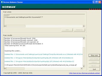 Image 0 for Norman Malware Cleaner