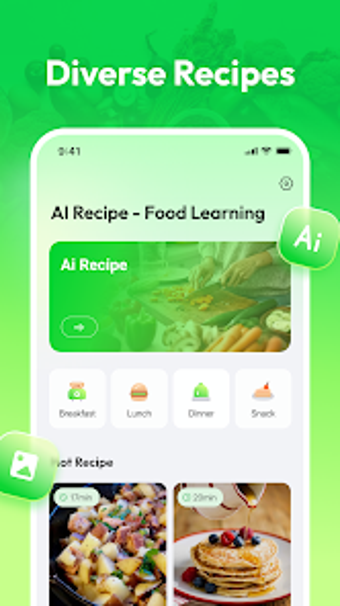 Image 0 for AI Recipe - Food Learning