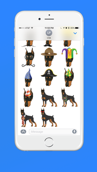 Image 1 for Doberman Pinscher Emoji