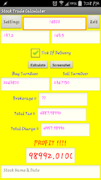 Image 1 for Stock Trading Calculator