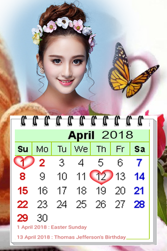 Imagen 1 para Calendar Photo Frame 2019