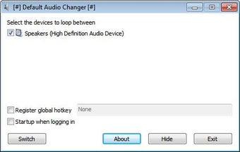 Image 0 for Default Audio Changer (32…