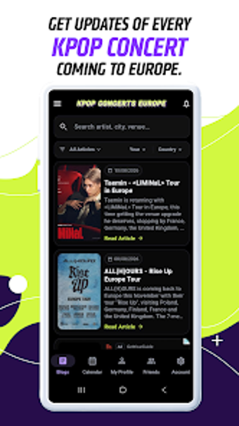 Image 0 for KCE App - Kpop Concerts E…