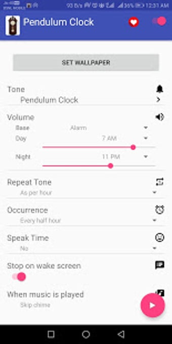 Image 1 for Pendulum Clock - Chime & …
