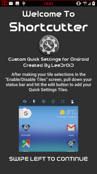 Imagen 1 para Shortcutter Quick Setting…
