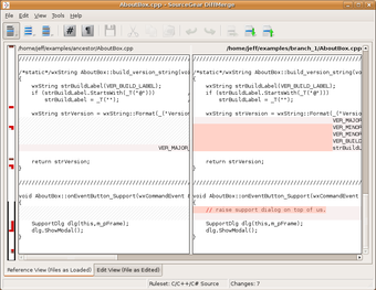 Imagen 1 para SourceGear DiffMerge for …