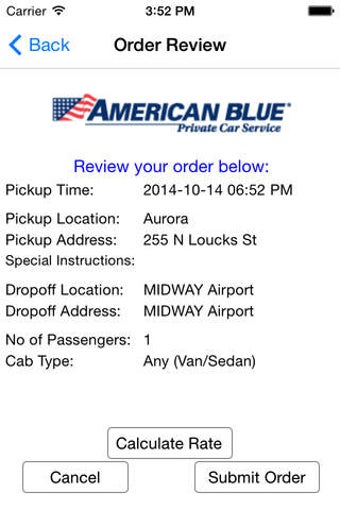 Image 0 for American Blue Taxi