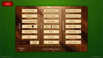 Imagen 0 para Backgammon Pro for Window…