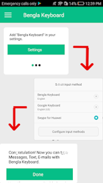 Imagen 1 para Bangla keyboard for easy …