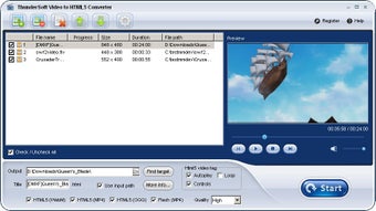 Imagen 0 para ThunderSoft Video to HTML…