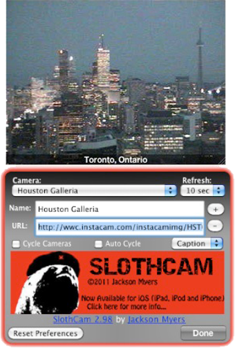 Image 0 for SlothCam
