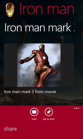 Image 0 for Iron man for Windows 10