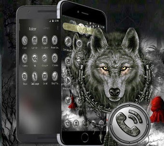 Image 0 for Black Wolf Launcher Theme