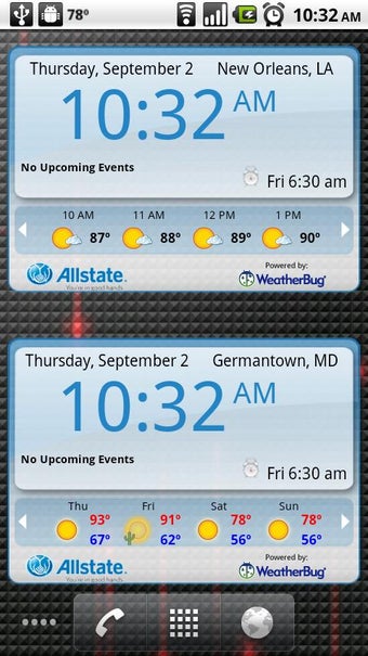 Imagen 0 para WeatherBug Widget