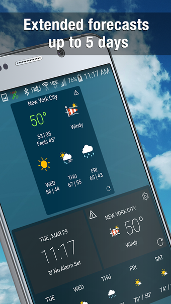 Imagen 5 para WeatherBug Widget