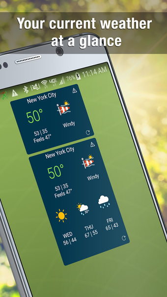 Imagen 4 para WeatherBug Widget