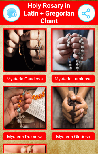 Imagen 2 para Holy Rosary in Latin + Gr…