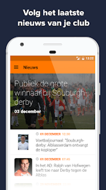 Image 1 for VoetbalAssist ClubApp