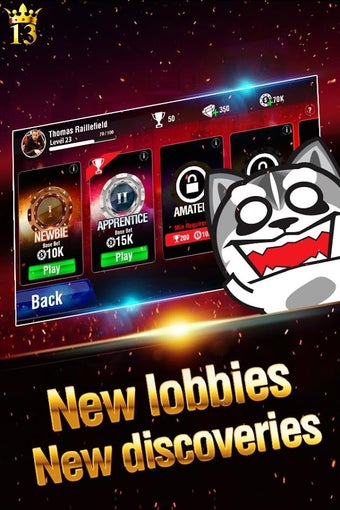 Imagen 1 para Lucky 13: 13 Card Poker P…