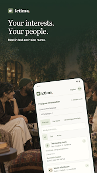 Imagen 0 para ictima: Chat  Voice Rooms