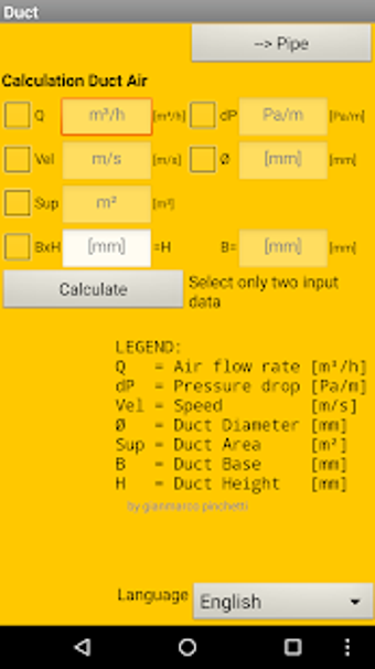 Image 0 for Rapid Calc Duct & Pipe