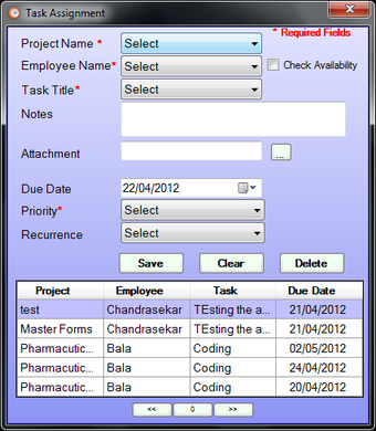 Imagen 1 para TimeSheet