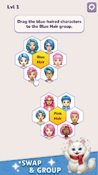 Image 0 for HexMoji - Hex Tile Brain …