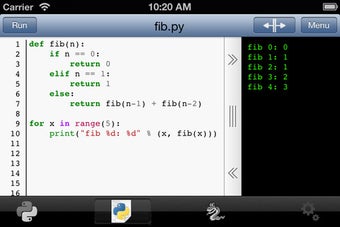 Imagen 3 para Python 3.1 for iOS