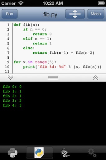 Imagen 4 para Python 3.1 for iOS